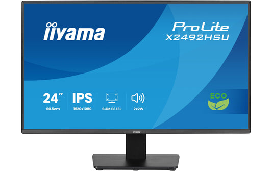 iiyama | 24 X2492HSU-B1 | IPS-panel, 1920x1080@120Hz, HDMI