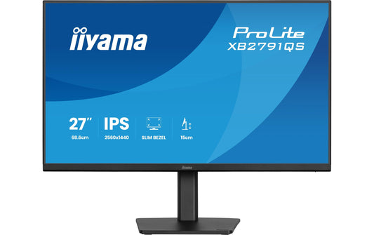 iiyama | 27 XB2791QS-B1 | IPS-panel, 2560x1440, HDMI