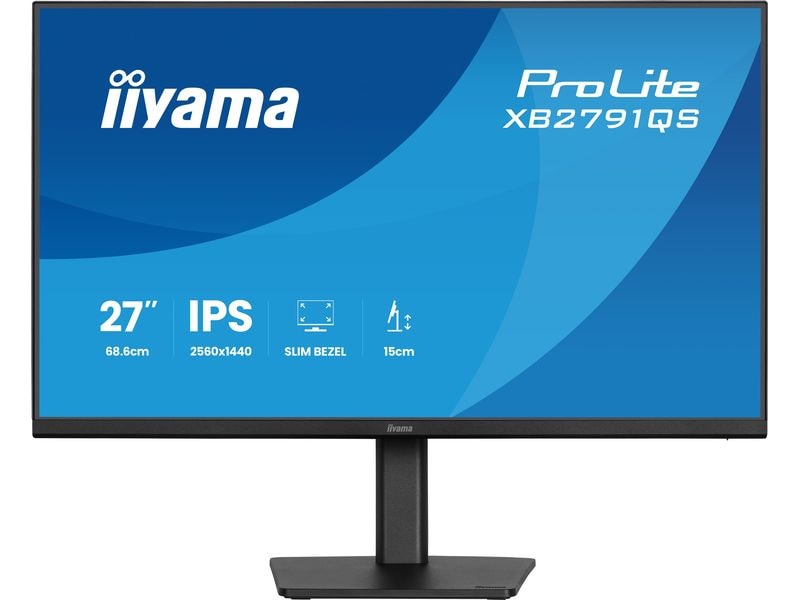 iiyama | 27 XB2791QS-B1 | IPS-panel, 2560x1440, HDMI
