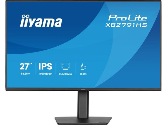 iiyama | 27 XB2791HS-B1 | IPS-panel, 1920x1080@120Hz, HDMI