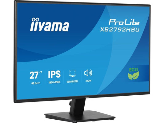 iiyama | 27 X2792HSU-B1 | IPS-panel, 1920x1080@120Hz, HDMI
