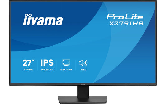 iiyama | 27 X2791HS-B1 | IPS-panel, 1920x1080@120Hz, HDMI