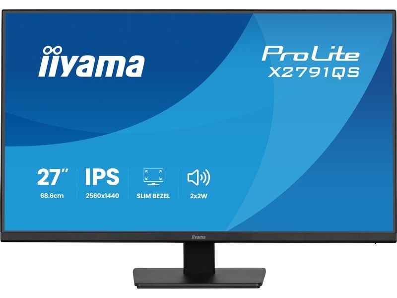 iiyama | 27 X2791QS-B1 | IPS-panel, 2560x1440, HDMI