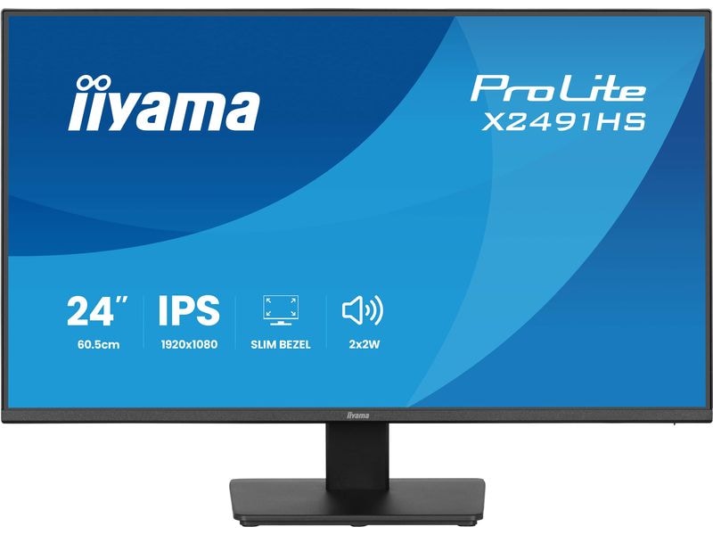 iiyama | 24 X2491HS-B1 | IPS-panel, 1920x1080@120Hz, HDMI