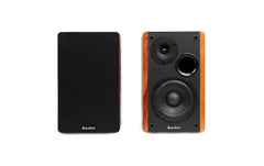 Audizio | KS01-WD | Regal-Lautsprecher Set, 80W, BT, holzfarben