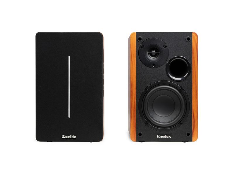 Audizio | KS01B | Aktivlautsprecher Set, 120W, BT, holzfarben
