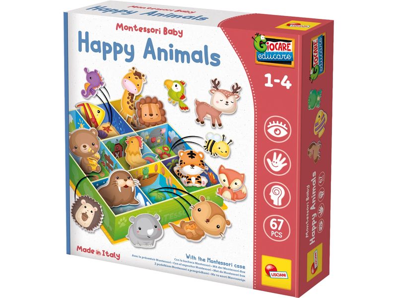 Lisciani | Montessori Baby Happy Animals