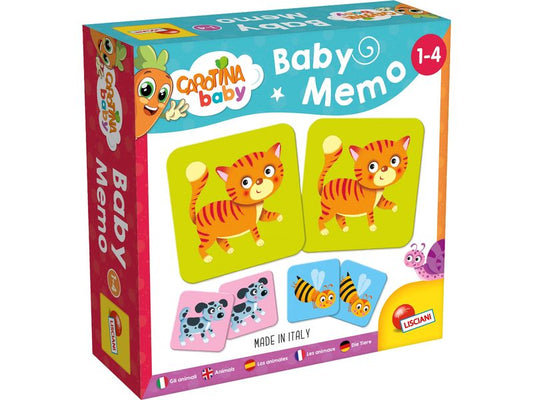 Lisciani | Carotina Baby Memo Die Tiere