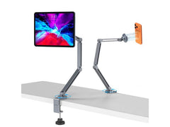 4smarts | Halterung ErgoPro Desk Clamp, Grau | Magnetisch, Tablet/Smartphone