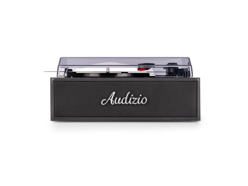 Audizio | Reno-BK | Retro Plattenspieler, BT, Stereo, schwarz