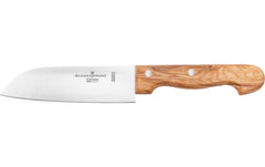 Schwertkrone | Santoku-Kochmesser 15cm Olivenholz | Schwertkrone - Made in Solingen