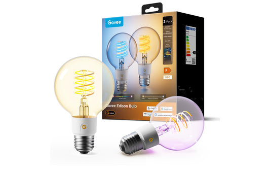 Govee | G25 Smart Edison Bulb E27 (2er Pack) | 2700K - 6500K | 500 Lumen