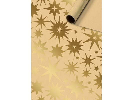 Stewo | Geschenkpapier Zig | 70x200cm, gold