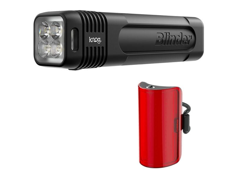 knog. | Knog Lichtset Blinder 1000 & Blinder Square | Velolicht, schwarz
