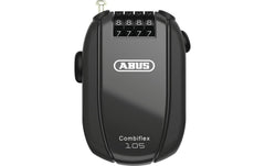 Abus | Combiflex Rest 105 Code | Kabelschloss, mit Halter CHR schwarz