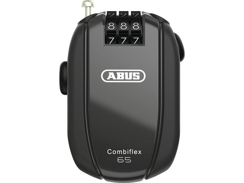 Abus | Combiflex StopOver 65 Code | Kabelschloss, ohne Halter schwarz