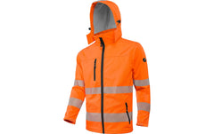ACE | Neon Lite Softshell Warnjacke 3XL | für Herren (Klasse 3) - Orange