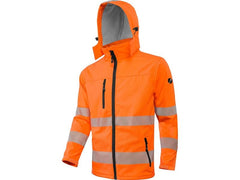 ACE | Neon Lite Softshell Warnjacke 4XL | für Herren (Klasse 3) - Orange