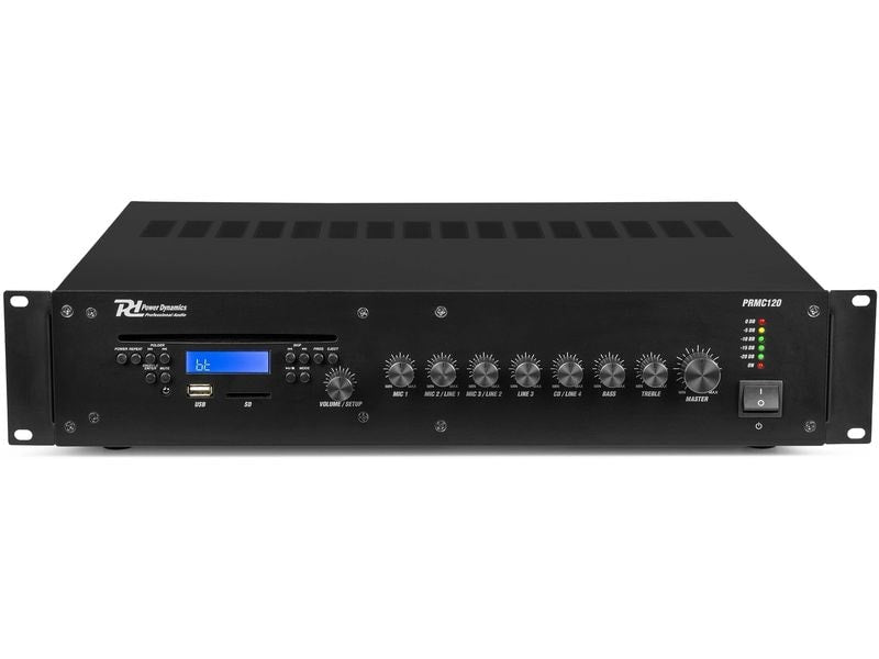 Power Dynamics | PRC120 | 100V Verstärker 120W, CD, USB/MP3