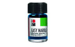 Marabu | Marmorierfarbe Easy Marble | 095 Azurblau, 15 ml, 1 Stk