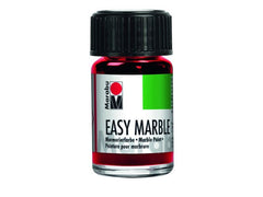 Marabu | Marmorierfarbe Easy Marble | 031 Kirschrot, 15 ml, 1 Stk