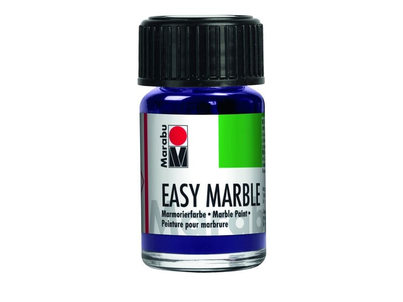 Marabu | Marmorierfarbe Easy Marble | 007 Lavendel, 15 ml, 1 Stk
