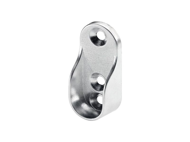 HETTICH | Schrankrohr-Lager | für Rohrprofil oval 15 x 30 mm, verchomt