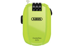 Abus | Combiflex StopOver 65 Code | Kabelschloss, ohne Halter neon gelb