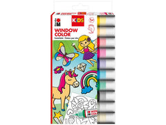 Marabu | Window Color Glitzerfee | 10 x 25ml, farbig