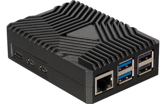 jOY-iT | Armor Case RB-AlucaseP5-09 | für Raspberry Pi 5, Schwarz