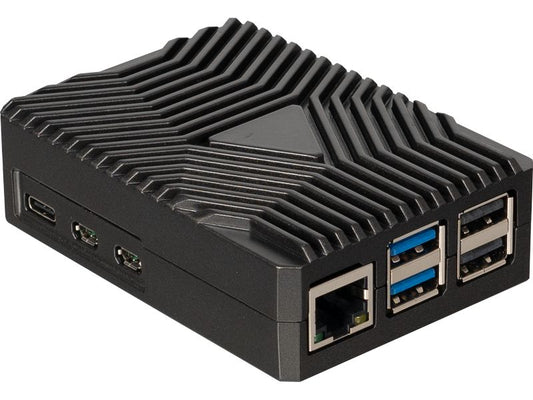 jOY-iT | Armor Case RB-AlucaseP5-09 | für Raspberry Pi 5, Schwarz