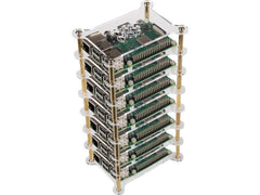 jOY-iT | MAkerCase Tower RB-Case+19 | 8x 8xAcryl Platte, Abstandhalter, für 7x Pi