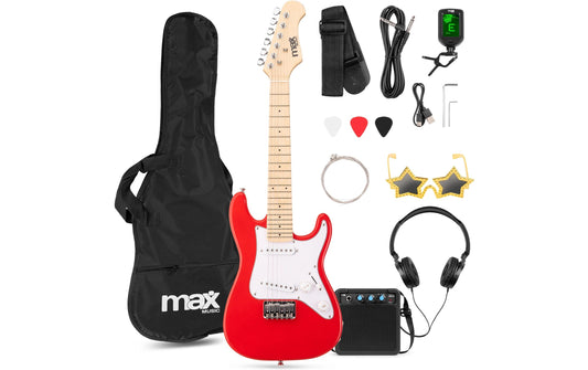 MAX | GigKit Junior 1/4 RD | E-Gitarrenset, Junior, 1/4, sunburst