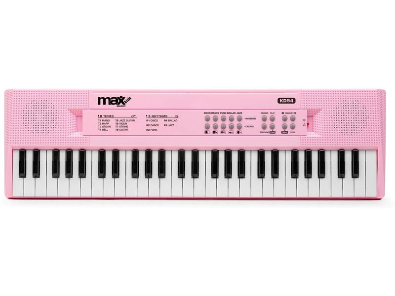 MAX | KD54P | Keyboard, 54 Tasten, Batterie, pink