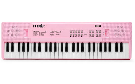 MAX | KD54P | Keyboard, 54 Tasten, Batterie, pink