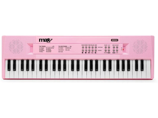 MAX | KD54P | Keyboard, 54 Tasten, Batterie, pink