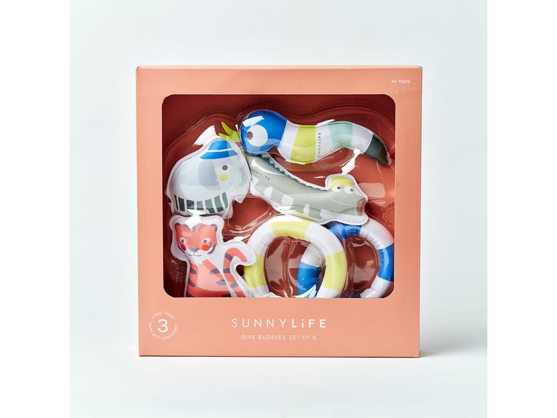 Sunnylife | Dive Buddies Into the Jungle Multi | Set of 6