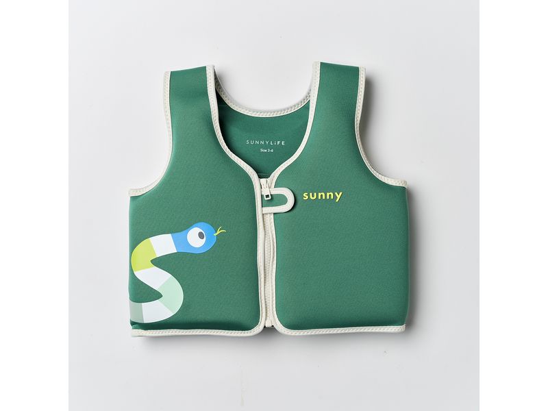 Sunnylife | Float Vest 3-6 Into the Jungle Green
