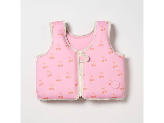 Sunnylife | Kids Swim Vest 3-6 Cotton Candy Cherry