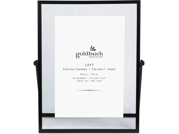 Goldbuch | Rahmen | Loft black, 10x15 cm