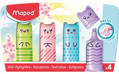 maped | Leuchtstifte mini | 4er Pack