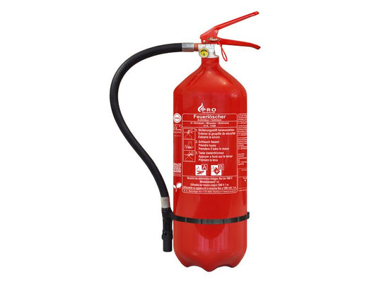 P.R.O. | PRO Schaum-Feuerlöscher, SA 6 B F | Brandklasse A,B 6L, PFAS-frei, +5°C - +60°C