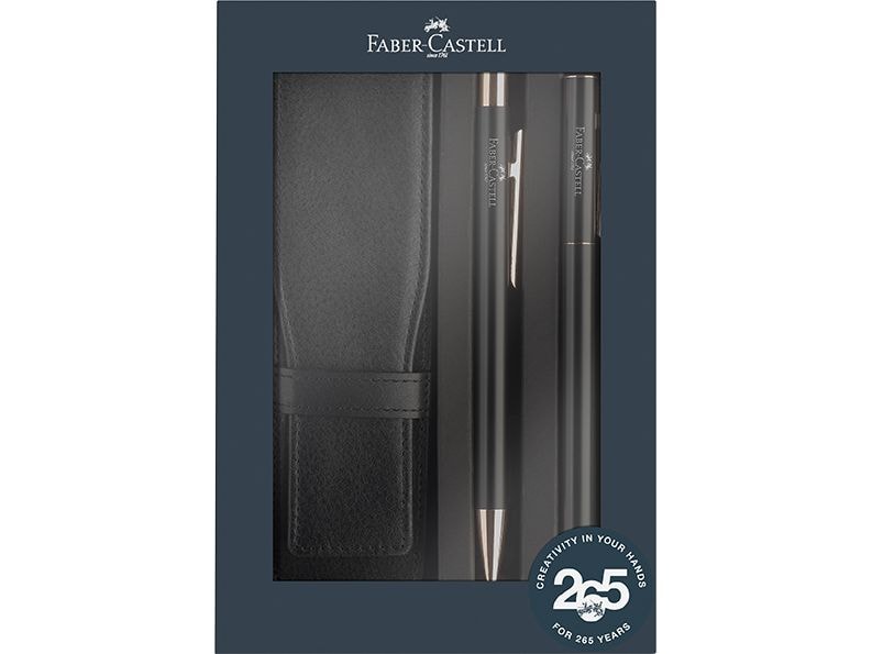 Faber-Castell | Geschenkset Neo Slim | schwarz/rosé