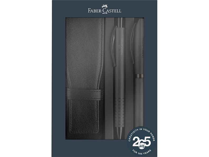 Faber-Castell | Geschenkset Essentio Alu | schwarz