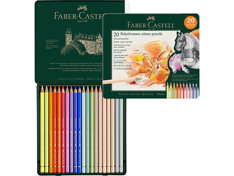 Faber-Castell | Farbstifte Polychromos Set | 20er Metalletui