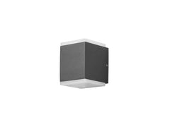 Konstsmide | Monza Wandleuchte | High Powet LED Up & Down, anth. Lack. Alu