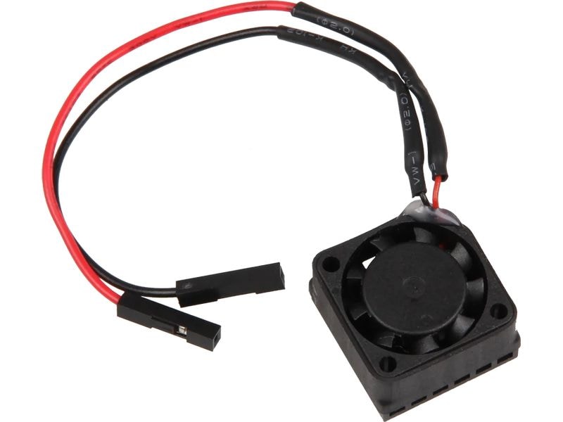 jOY-iT | RB-HEATSINK2 Kühlkörper inkl.Lüfter | 5V, 2*2cm, Schwarz, für Einplatinencomputer