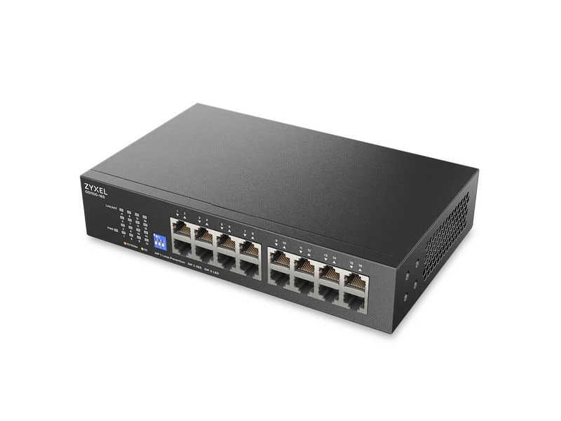 Zyxel | GS1100-16 v4: Gigabit-Switch | unmanaged, lüfterlos
