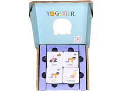 Yogitier | Yoga-MEMO aus Holz | Weiss