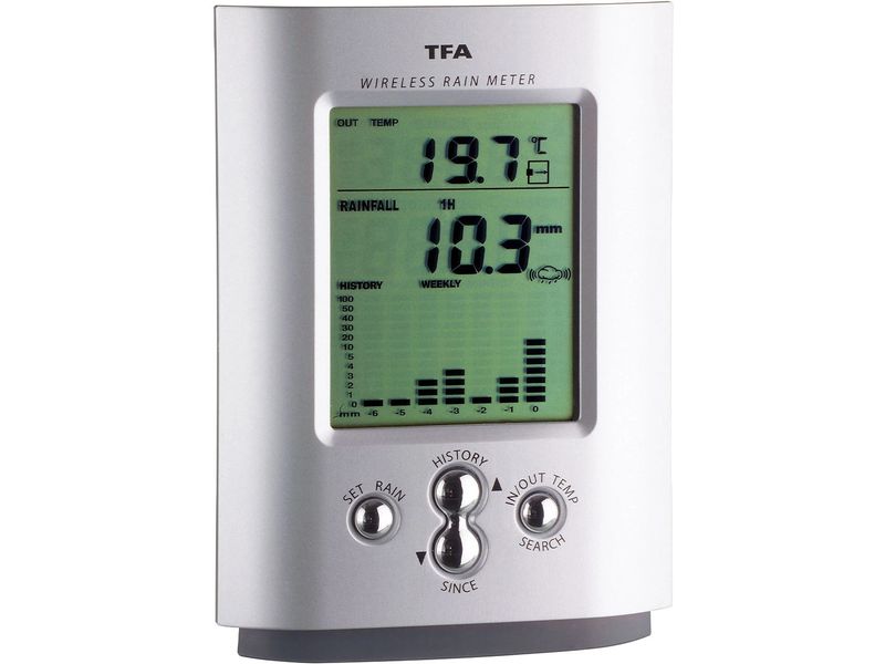 TFA Dostmann | Funk-Regenmesser | MONSUN